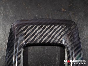Alfa Romeo Stelvio Shift Gate Trim Panel - Carbon Fiber - 2020+ - Feroce Carbon Alfa Romeo Stelvio Shift Gate Trim Panel - Carbon Fiber - 2020+ - Feroce Carbon